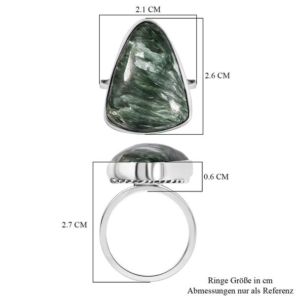 Sibirischer Seraphinit Ring - 16,35 ct. image number 6