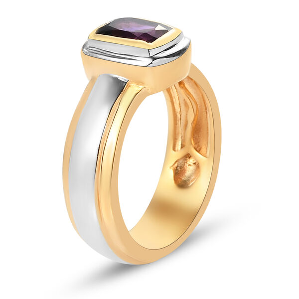 Lusaka Amethyst Ring 925 Silber Bicolor  ca. 0,85 ct image number 5