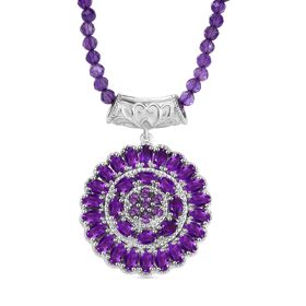 Afrikanischer Amethyst Schmuckset ca. 36,35 ct.