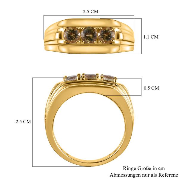 Nat&uuml;rlicher, goldener Tansanit-Ring - 1,16 ct. image number 7