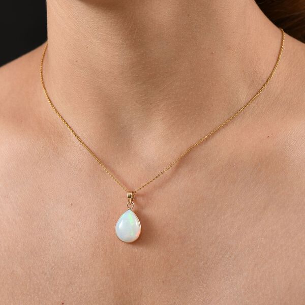 AAA Natürlicher, äthiopischer Welo Opal Anhänger in 585 Gold - 5,10 ct. image number 3