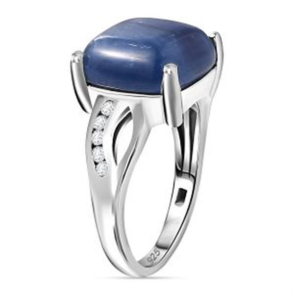 Kyanit und Zirkon Ring - 8,83 ct. image number 4