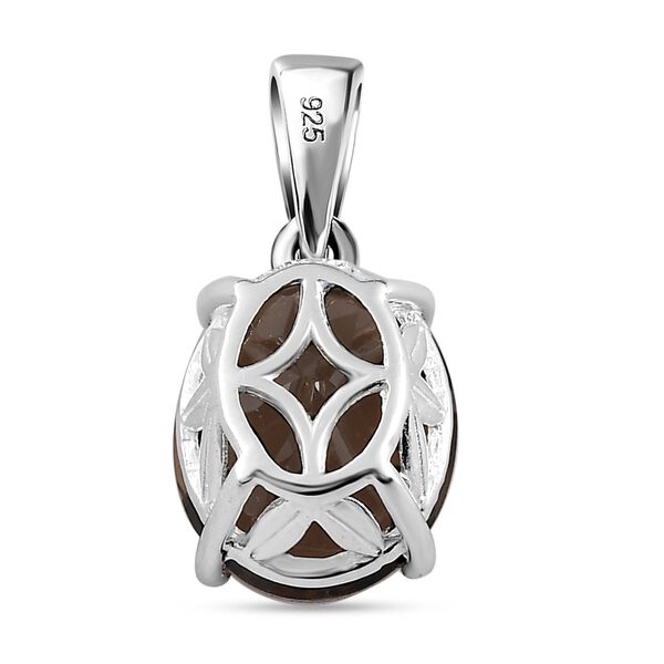 Rauchquarz-Anhänger, 925 Silber, ca. 4.46 ct image number 5