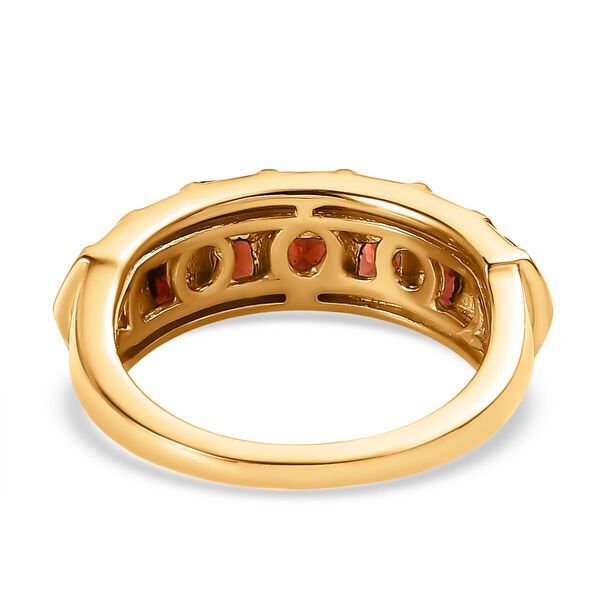 Nat&uuml;rlicher Mosambik Granat Ring, 925 Silber vergoldet (Gr&ouml;&szlig;e 21.00) ca. 2.77 ct image number 6