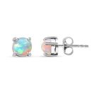D'Joy AA Natürlicher, äthiopischer Welo Opal Ohrringe 925 Silber rhodiniert ca. 0.71 ct