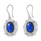 Royal Bali Kollektion - Labradorit Ohrringe, 925 Silber, ca. 11.10 ct