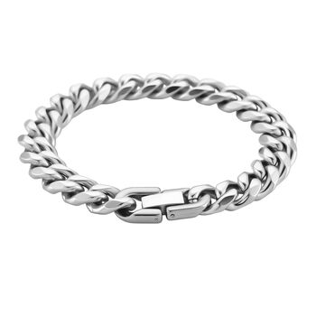 DESIGNER INSPIRIERT Panzer 316L Edelstahl Armband ca. 19 cm ca. 23,20g