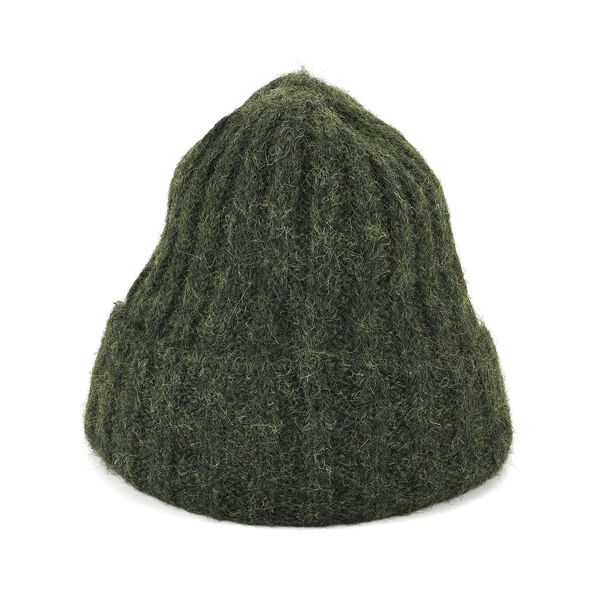 Rippstrick-Mütze mit Teddyfutter, Einheitsgröße, Grün image number 3