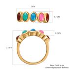 AA mehrfarbiger äthiopischer Opal-Ring - 0,76 ct. image number 6