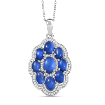 D'Joy Aurora Mondstein Schmuckset ca. 50 cm 925 Silber rhodiniert ca. 6.73 ct