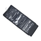 3er Set hängende Aufbewahrungstasche, PVC, Größe 33x80 cm, Grau