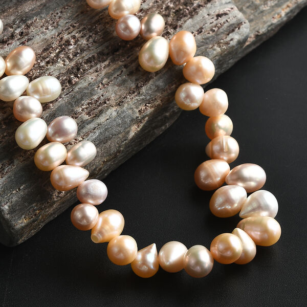 AAA mehrfarbige S&uuml;&szlig;wasser Perle Halskette, 45+5 cm image number 2