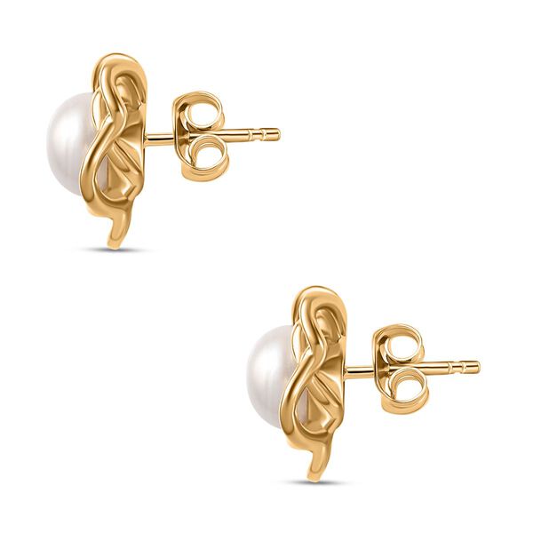 Süßwasserperlen Ohrringe - 3,16 ct. image number 5