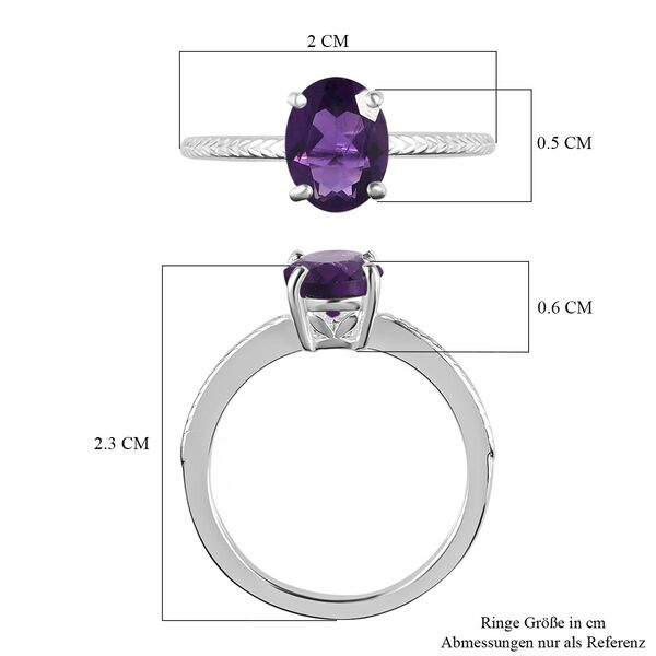 Afrikanischer Amethyst-Ring - 1,10 ct. image number 7