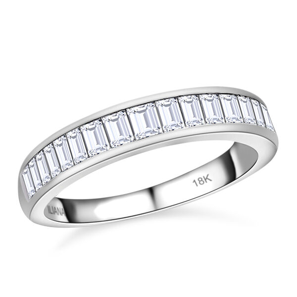 ILIANA Premium SI GH Diamant ring, 750 Wei&szlig;gold- 1 ct.