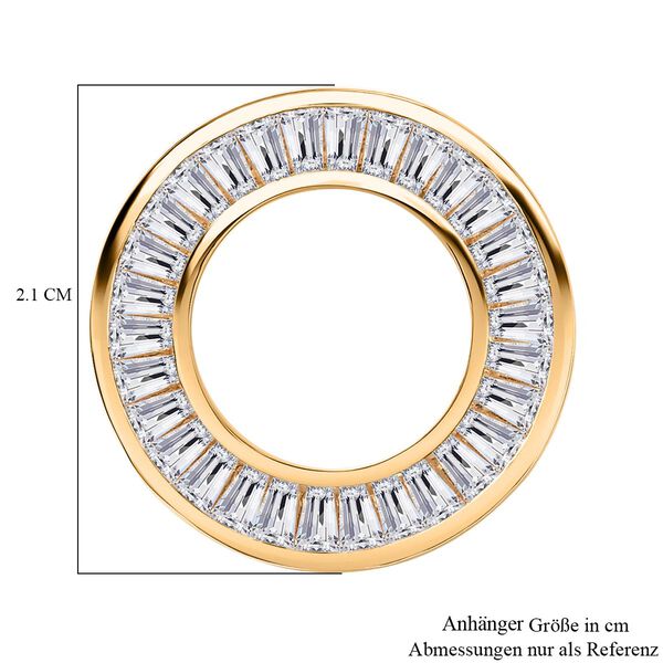 J Francis gefertigt mit SWAROVSKI- Swarovski Zirkonia Anh&auml;nger image number 6