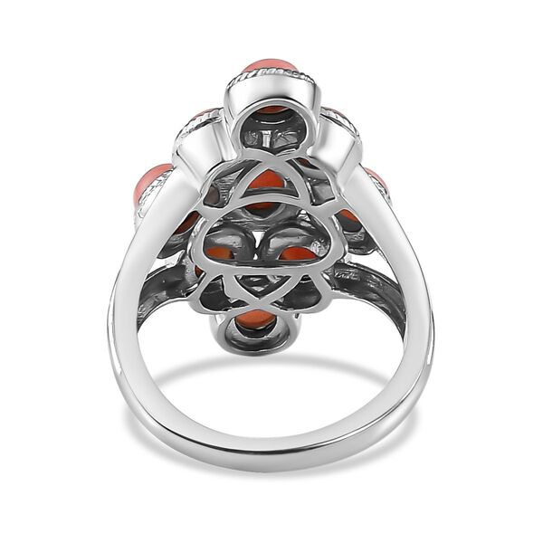 AA Oregon Sunrise Pfirsich Opal Ring - 2,14 ct. image number 6