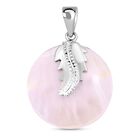 Perlmutt Anhänger 925 Silber ca. 0,01 ct.