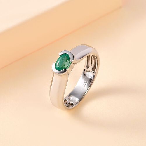 Kagem sambischer Smaragd-Ring - 0,47 ct. image number 1