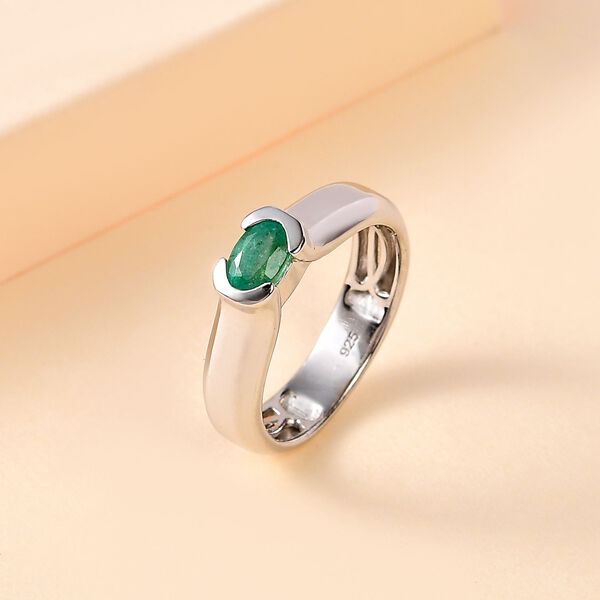 Kagem sambischer Smaragd-Ring - 0,47 ct. image number 1