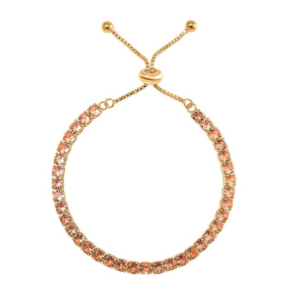 Flexibles Champagner Zirkonia-Armband