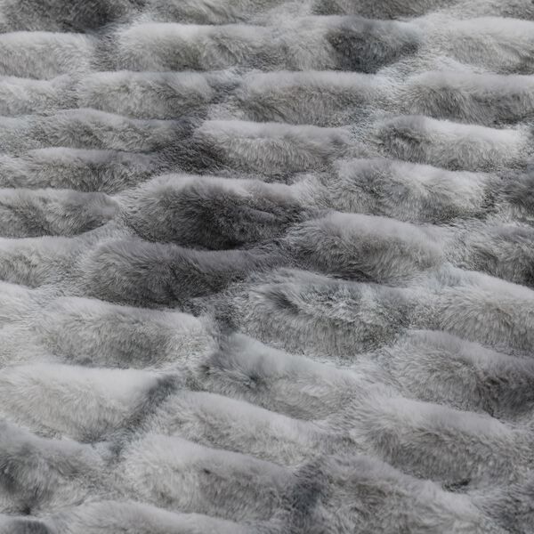 Serenity Night: Exklusive Luxusdecke aus Kunst- und Sherpa-Fell - 150x200 cm, Khaki image number 6