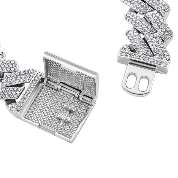 Wei&szlig;er Kristall Armband ca. 18.5 cm Standard image number 4