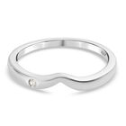 Diamant Ring 925 Silber platiniert image number 0