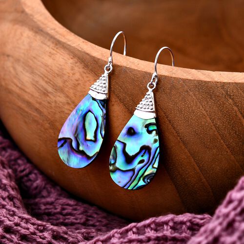 Royal Bali Kollektion- Abalone Muschel Ohrringe image number 1