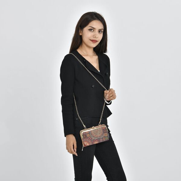 Crossbody Tasche aus Naturkork mit RFID-Schutz, Orient image number 1