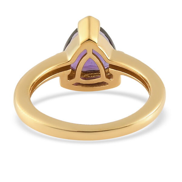 Afrikanischer Amethyst-Ring, 925 Silber vergoldet  ca. 1,77 ct image number 6