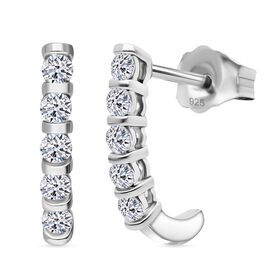 LUXURIANT DIAMOND- SI-GH Labor Diamant Ohrringe, 925 Silber rhodiniert - 0,30 ct.