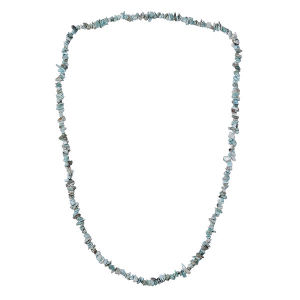 Larimar Kette 70 cm ca. 185,00 ct. image number 3