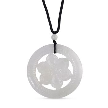 Wei&szlig;e Jade Halskette Flexibles cm ca. 110.00 ct