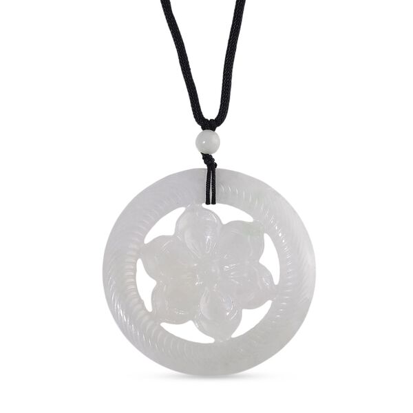 Wei&szlig;e Jade Halskette Flexibles cm ca. 110.00 ct