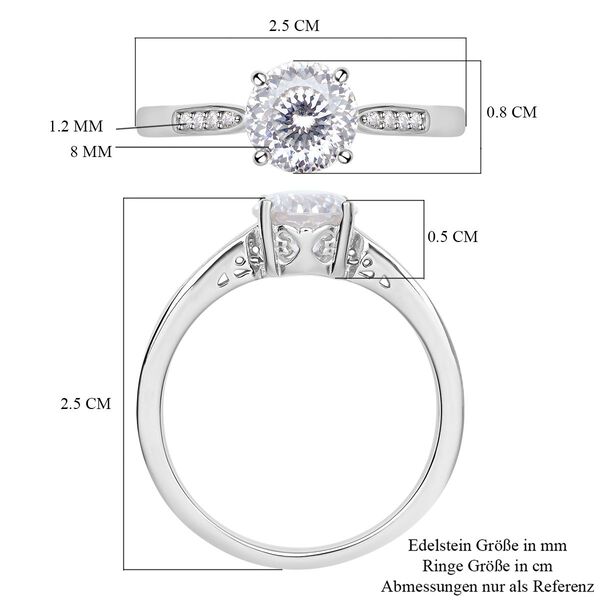 Moissanit-Ring - 2 ct. image number 7