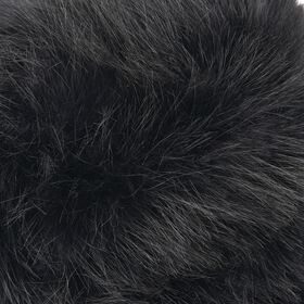 Kunstfell-Bucket-Hut, Einheitsgröße, Schwarz