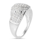 Weißer Zirkonia Ring 925 Silber  ca. 0,98 ct image number 3