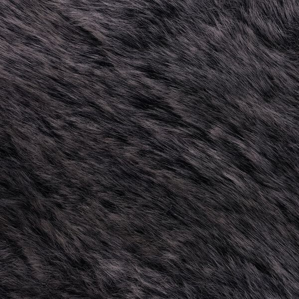 Kunstfell Teppich, schwarz meliert image number 5