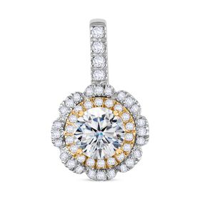 Moissanit Anhänger - 1,22 ct.