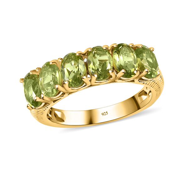 Nat&uuml;rlicher Peridot-Ring - 3,03 ct. image number 4