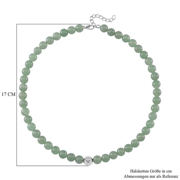 Grüne Aventurin-Halskette, 50 cm - 365 ct. image number 5