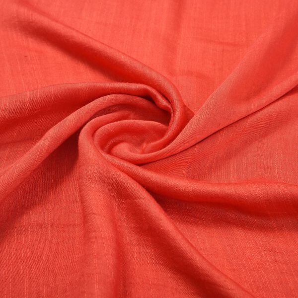 Modischer Schal aus 40% Seide und 60% Leinen, 70x200 cm, Kupfer image number 6