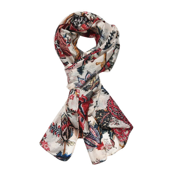 2er Set Luxus 100% Seidenschal und Bergkristall Chakra-Armband image number 7