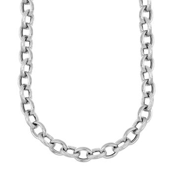 Rolo Halskette in 925 Silber, 50cm