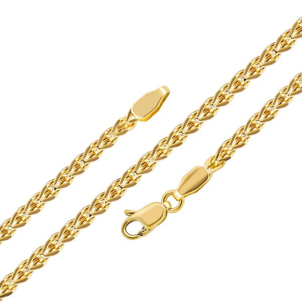 Spiga-Halskette in 585 Gold, 3,37g image number 3