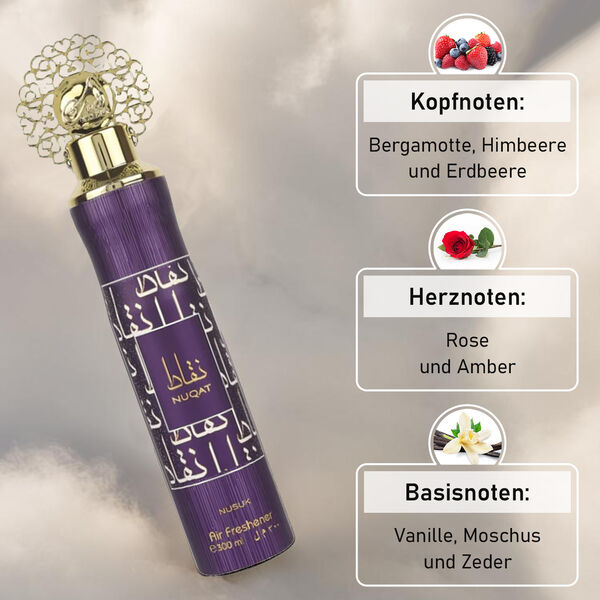 Nusuk Dubai Air Freshner NUQAT, 300 ml image number 2