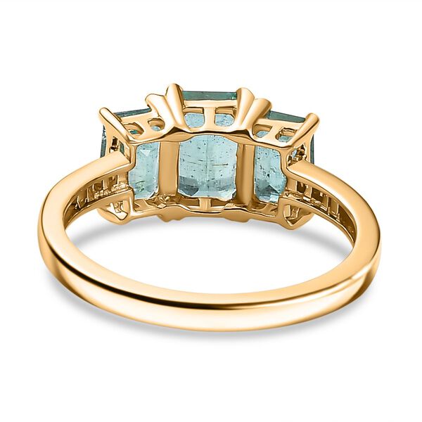 AAA Smaragd und Diamant Ring in 585 Gold - 2,32 ct. image number 6
