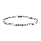 D'Joy Moissanit Armband ca. 20 cm 925 Silber rhodiniert ca. 5,99 ct.