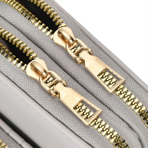 Moderne Umhängetasche mit RFID-Schutz, hellgrau image number 4